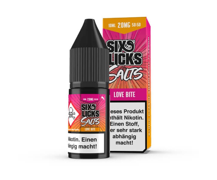 Six Licks Love Bite Nikotinsalz Liquid 20mg